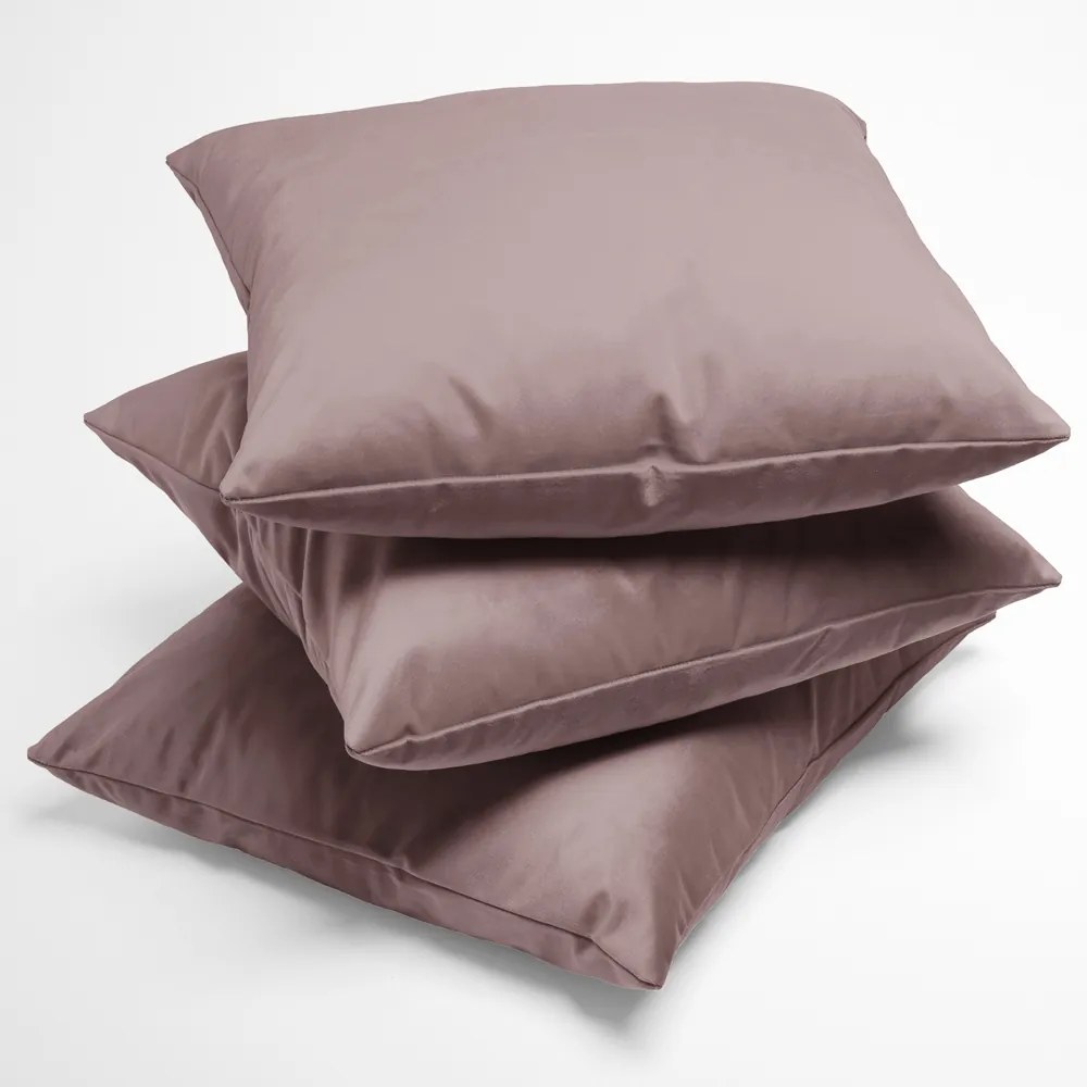 Biante Zamatová obliečka na vankúš Velvet Prémium SVP-002 Staroružová 40 x 40 cm
