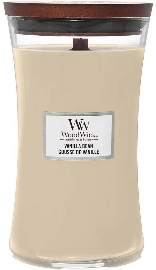 WoodWick vonná sviečka veľká váza Vanilkový struk,609 g