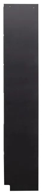 Čierna modulárna knižnica z borovicového dreva 40x210 cm Finca – WOOOD
