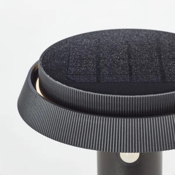 Brilliant - LED Solárna lampa so senzorom ALVERO LED/4W/3,7V 70 cm IP44 čierna