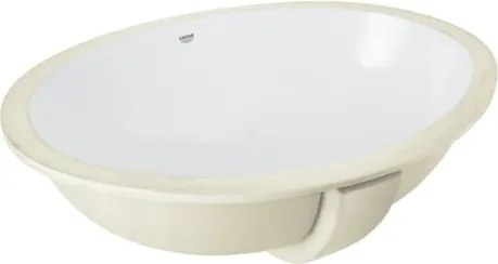 Grohe Bau Ceramic zápustné umývadlo 56x42 cm alpská biela bez otvoru pre batériu 39423000 G39423000