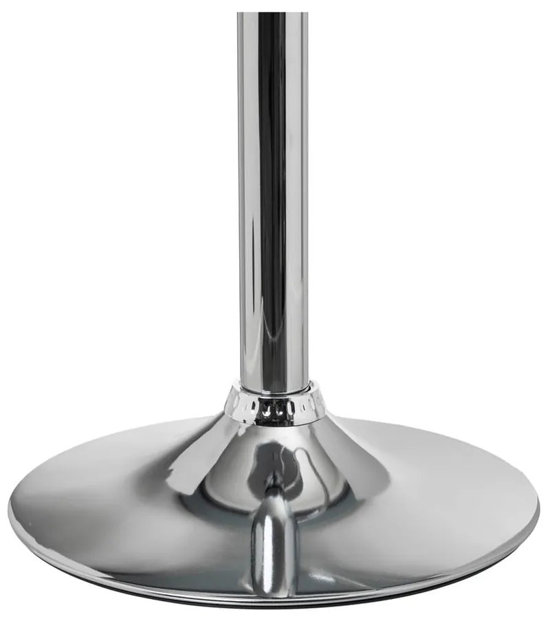 Biele barové stoličky s nastaviteľnou výškou z imitácie kože v súprave 2 ks (výška sedadla 56,5 cm) – Casa Selección