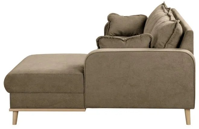 Svetlohnedá rohová pohovka (pravý roh) Beata - Ropez