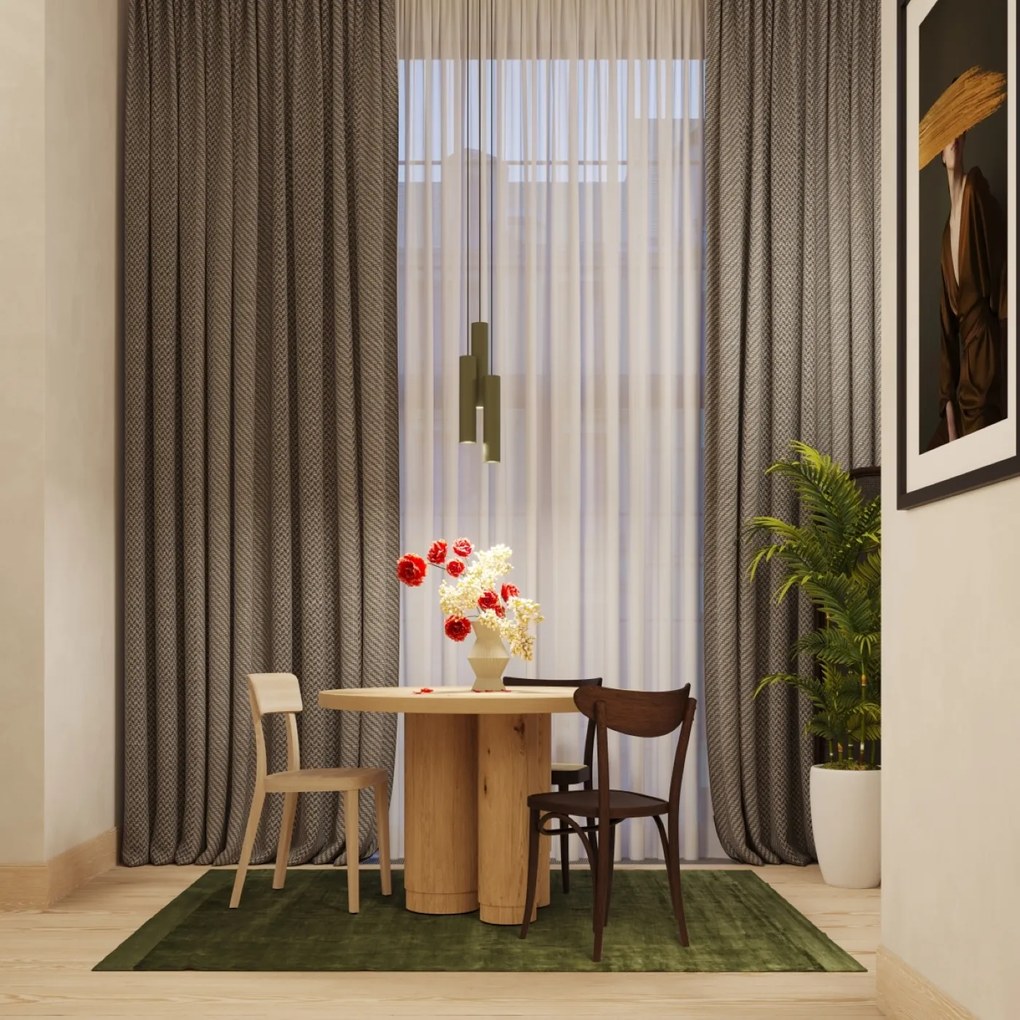 Nástenné svietidlo Lagos, 1x olivové kovové tienidlo