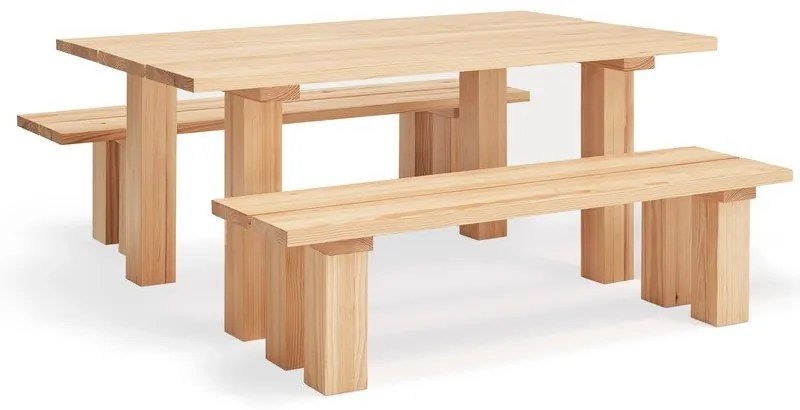 Lavica v prírodnej farbe Banda – Teulat