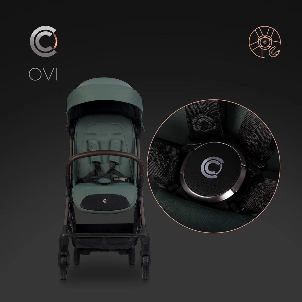 Športový kočík vhodný do lietadla Cavoe OVI Laura