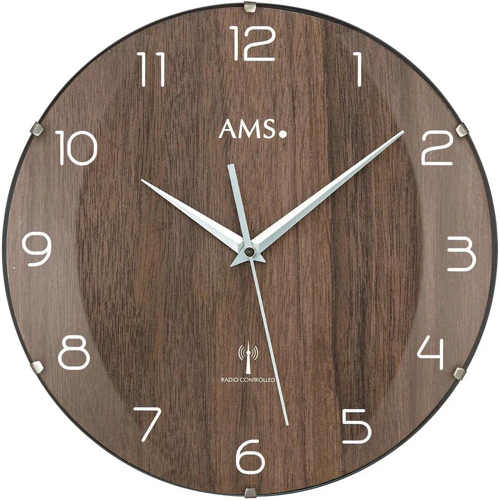 Rádiom riadené nástenné hodiny AMS 5558, 32 cm