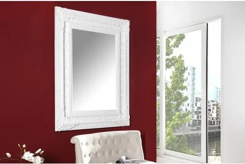 Zrkadlo Barock 35737 130x100cm Biele -Komfort-nábytok