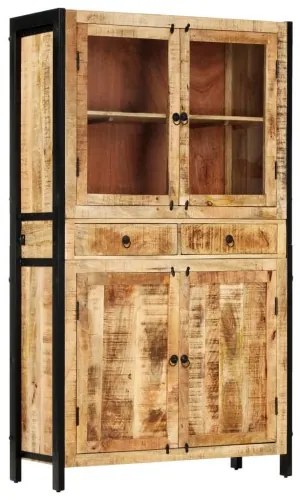 vidaXL Komoda 100x40x175 cm masívne mangovníkové drevo-