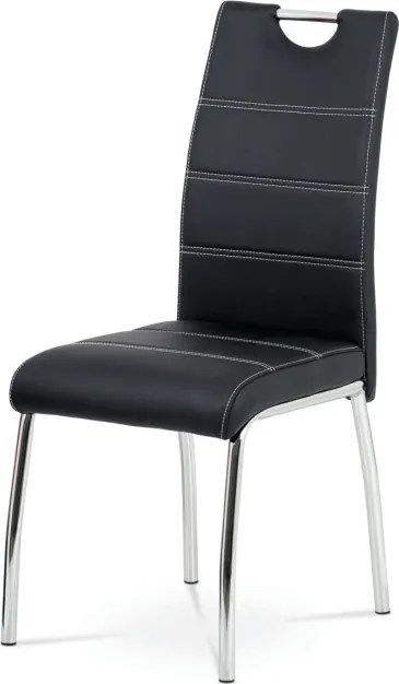 Jedálenská stolička čierna HC-484 BK