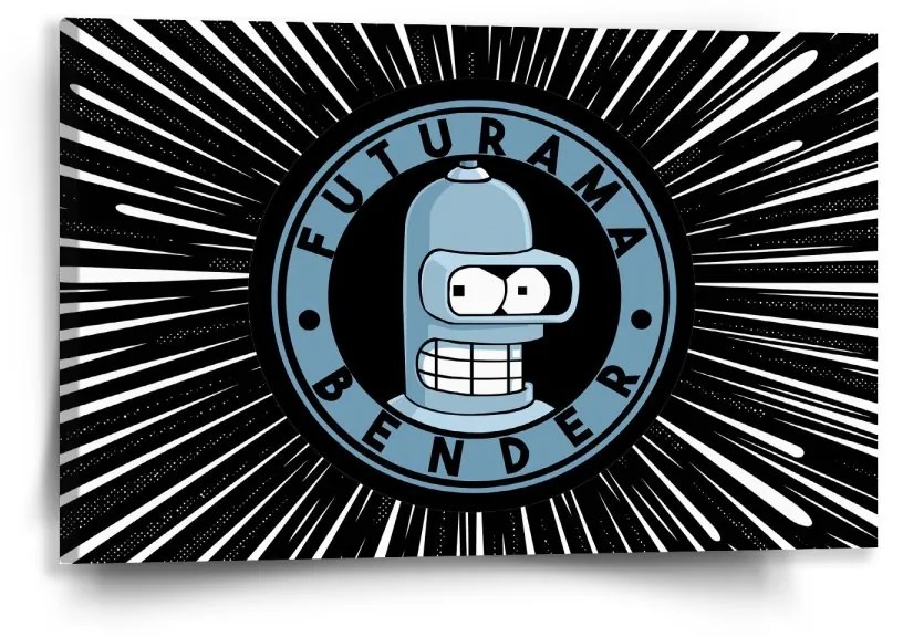 Sablio Obraz Futurama Bender Vesmír - 60x40 cm