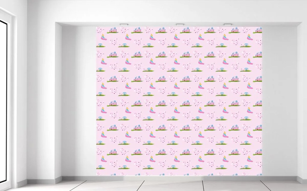 Gario Fototapeta Farebné princezny Materiál: Samolepiaca, Rozmery: 110 x 200 cm