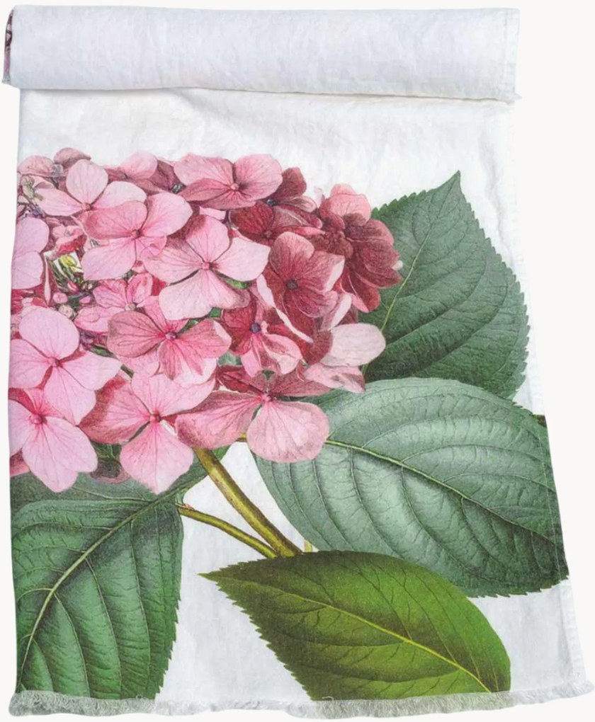 Ľanová osuška Hydrangea