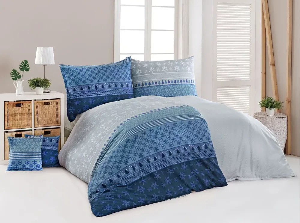 Matejovský Flanelové obliečky Santo Blue 40x40 cm