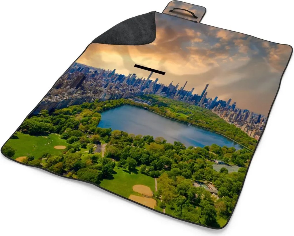 Sablio Plážová deka New York Central Park: 200x140 cm