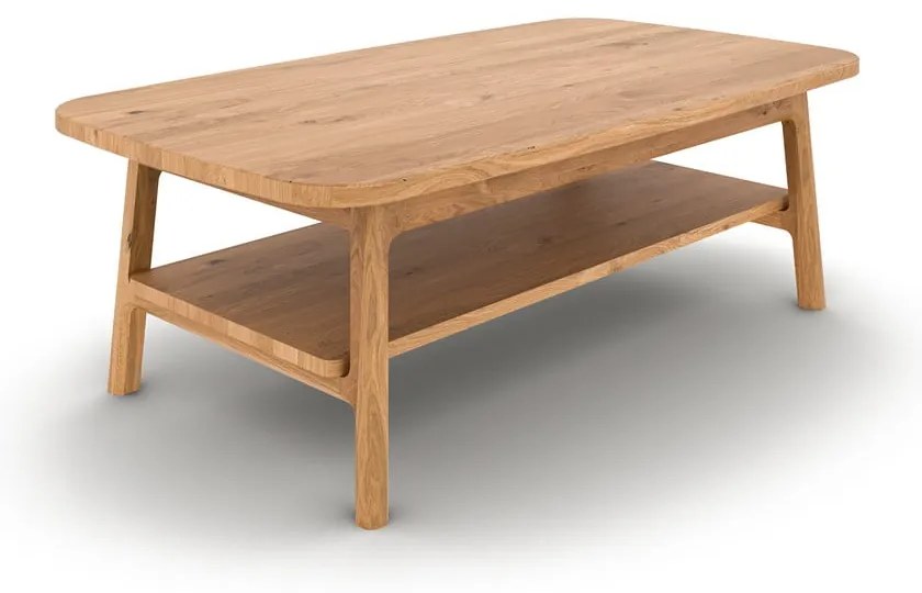 Konferenčný stolík z dubového dreva v prírodnej farbe 70x110 cm Twig – The Beds
