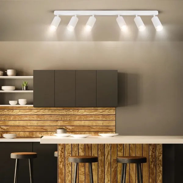 Brilagi - Kúpeľňové bodové svietidlo SELE 6xGU10/30W/230V IP44 biela