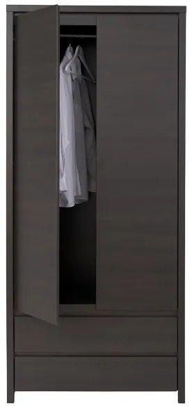 Šatníková skriňa BRW Kaspian SZF2D2S (Wenge). Akcia -35%. Vlastná spoľahlivá doprava až k Vám domov. 735090