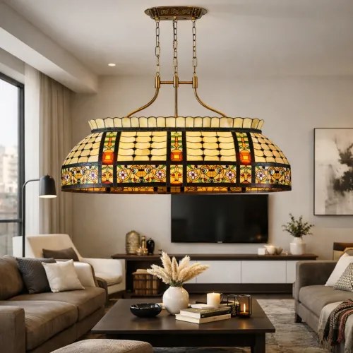 Luster do obývačky - hotela - reštaurácie Tiffany 115*34*141