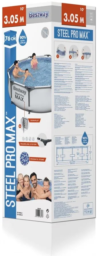 Bazén STEEL PRO MAX Bestway 305x76 cm - 56406