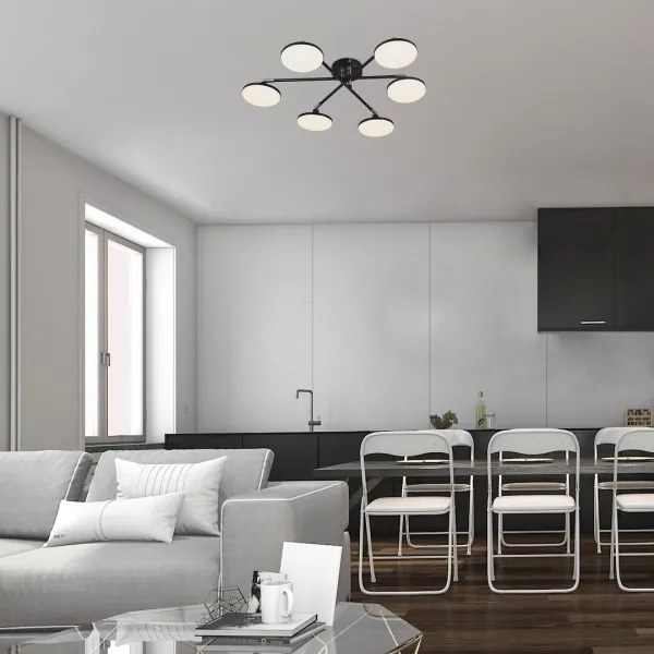 Rabalux 71063 - LED Prisadený luster MADI LED/24W/230V 3000K čierna