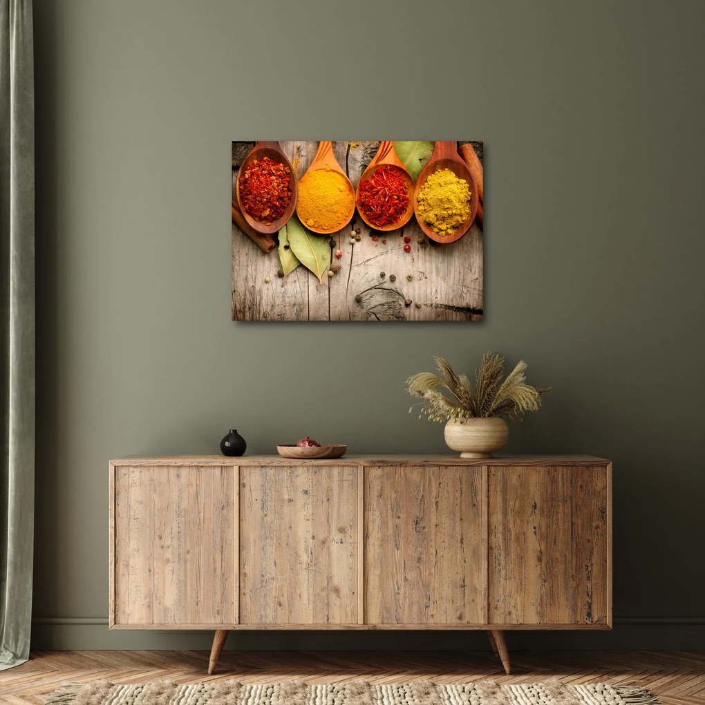 Obraz - Korenie na dreve (70x50 cm)