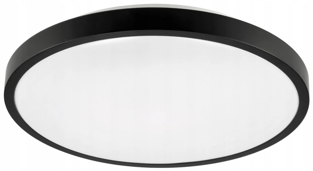 BERGE Stropný okrúhly LED panel - 24W - 1920lm - čierny - neutrálna biela