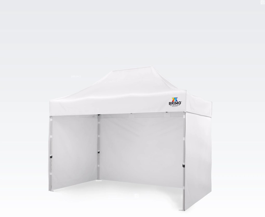 BRIMO Stan na Predaj 2 x 3 m SUPER Oceľ | Montáž za 2 min | BRIMO - s 3 stenami - Biela 8