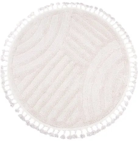 Koberec BERBER 9754 slonia kosť kruh
