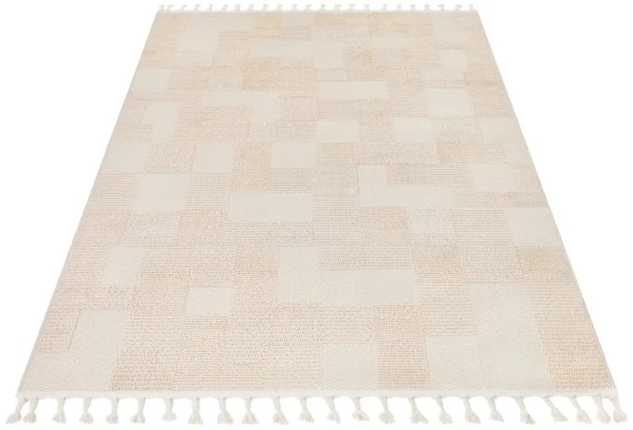 Minimalistický koberec v béžovej farbe Rio Loop Šírka: 120 cm | Dĺžka: 170 cm