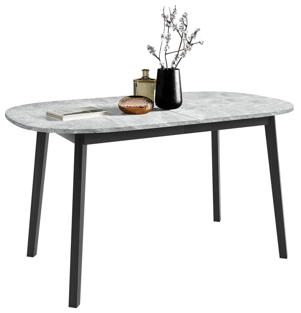 Jedálenský stôl Zerimo S 150x80, Farby:: biela / čierna
