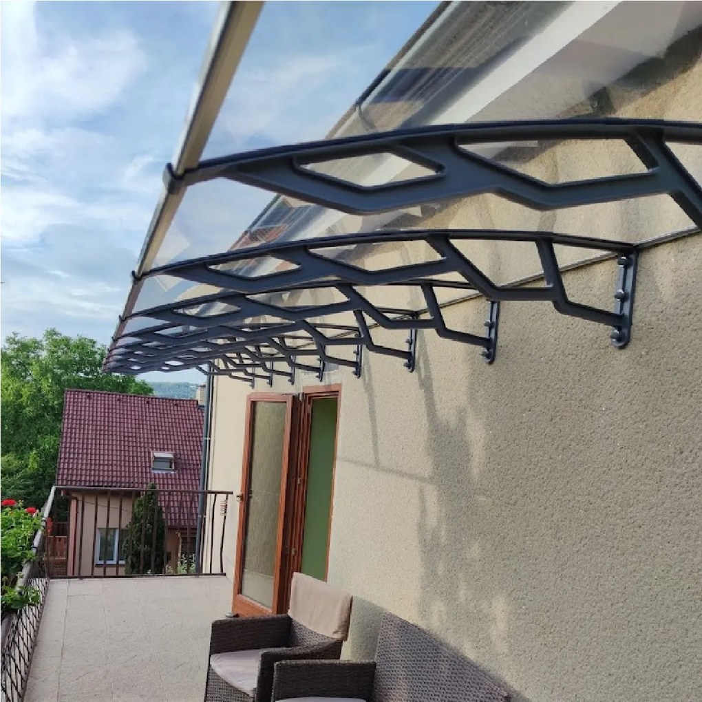 ARTPLAST Vchodová strieška 120x210-číra