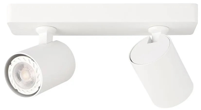 Italux SPL-2071-2-MB-WH - Bodové svietidlo LUMSI 2xGU10/35W/230V biela IT0566