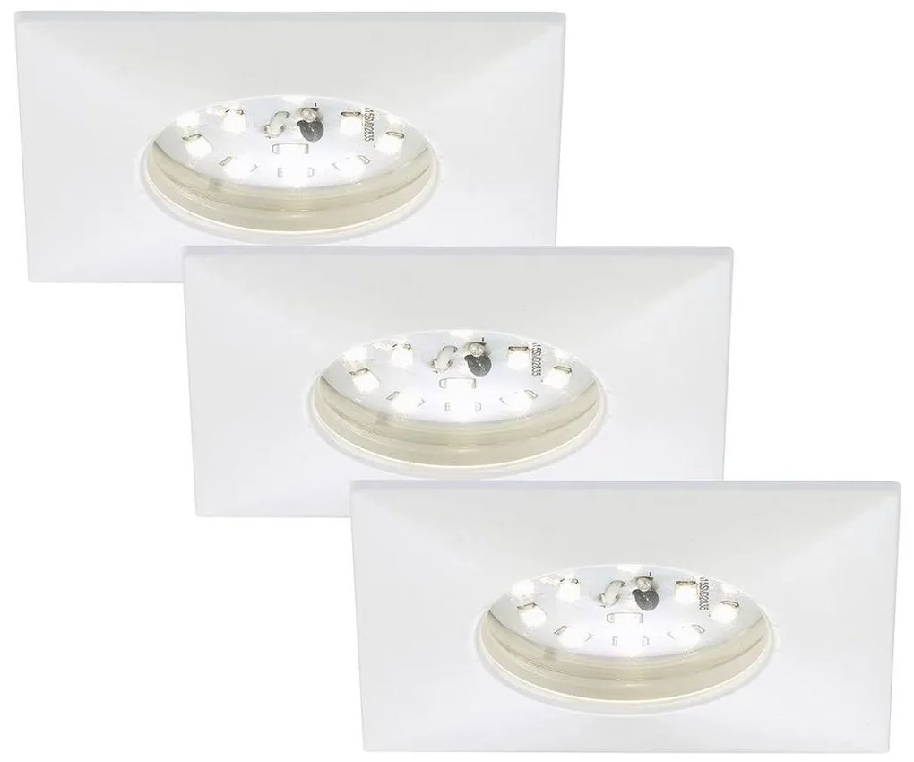 Briloner 7205-036 - SADA 3x LED Podhľadové svietidlo ATTACH LED/5W/230V IP44 biela