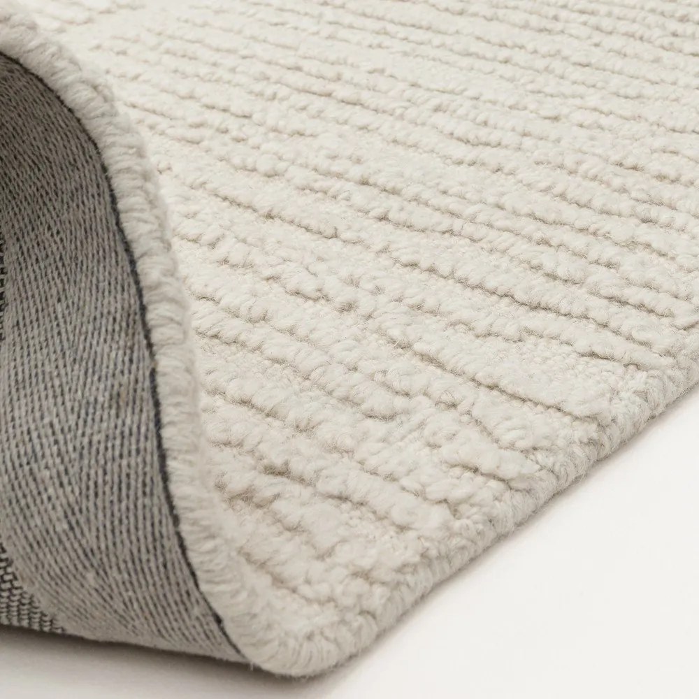 Slonovinový ručne tkaný vlnený koberec 200x290 cm Zennith Column – Asiatic Carpets