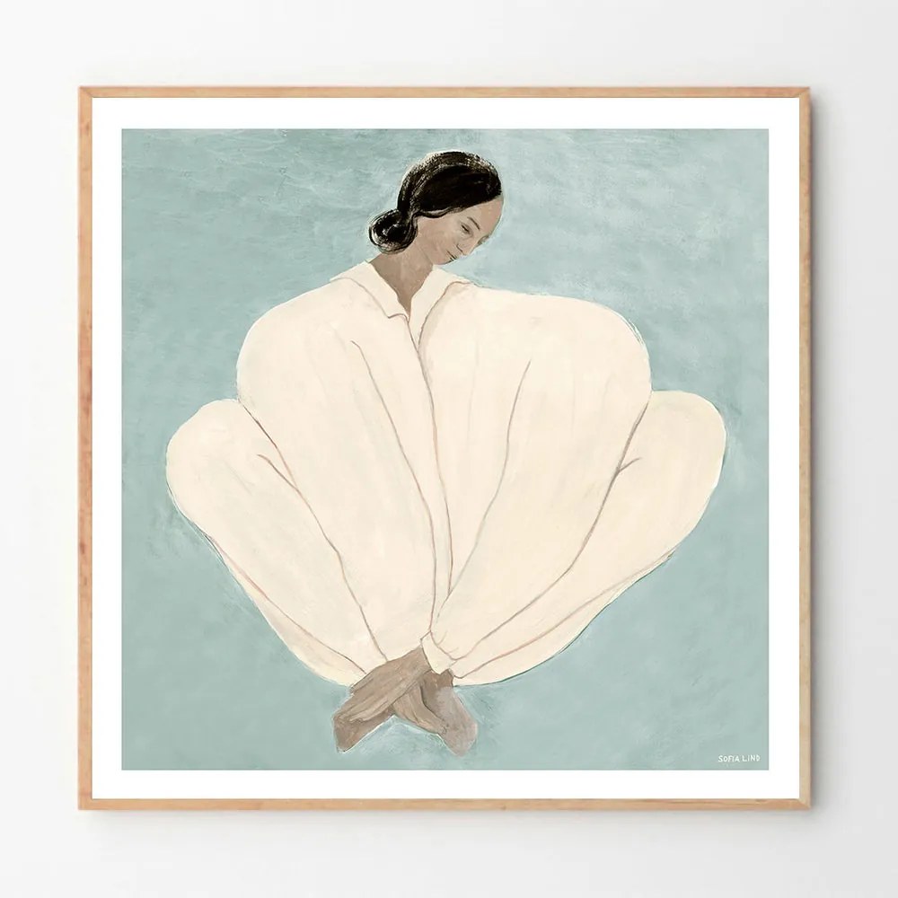 The Poster Club Plagát Meet Me At Jaurès by Sofia Lind 100x100cm