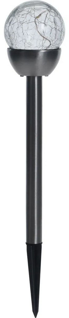 Sada solárnych LED lámp ProGarden 6 x 36 cm, 5 ks, nehrdz. oceľ, sklo