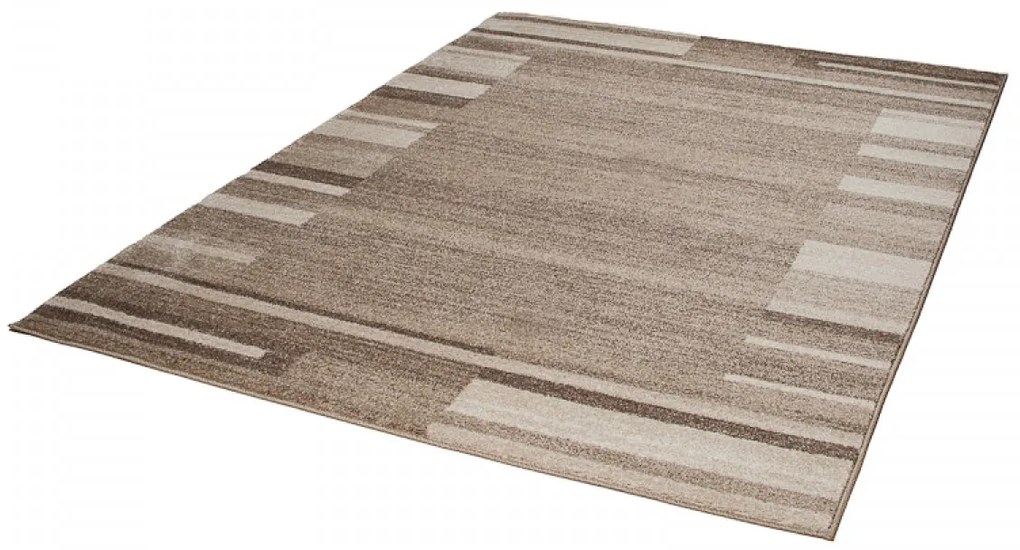 Koberec 3438A DARK BEIGE SARI 3UX Veľkosť: 120x170cm