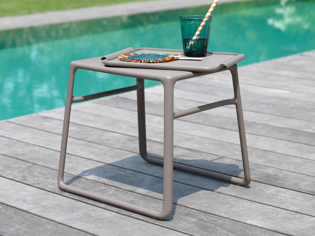 Pop stôl 44x40 cm Bianco