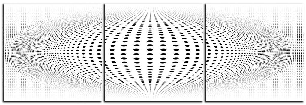 Obraz na plátne - Abstraktná geometrická sfera - panoráma 5218B (120x40 cm)