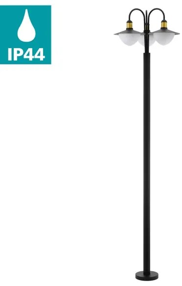 Eglo 97288 - Vonkajšia lampa SIRMIONE 3xE27/60W/230V