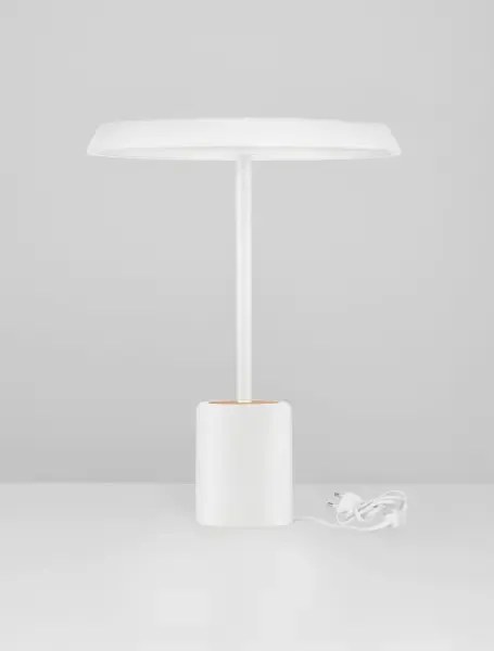 Moderná stolová lampa Ophelia Biela