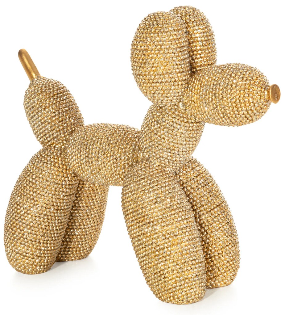 DEKORAČNÁ SOŠKA ELDO 18X7X16 CM ZLATÁ