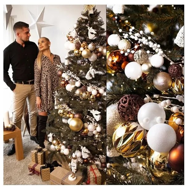 Umelý 3D vianočný stromček BOROVICA zelená 250 cm