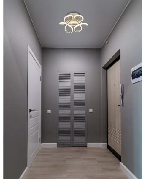 Globo 67386-24S - LED stropné svietidlo MELISAND 24W/230V pr. 26 cm matný chróm