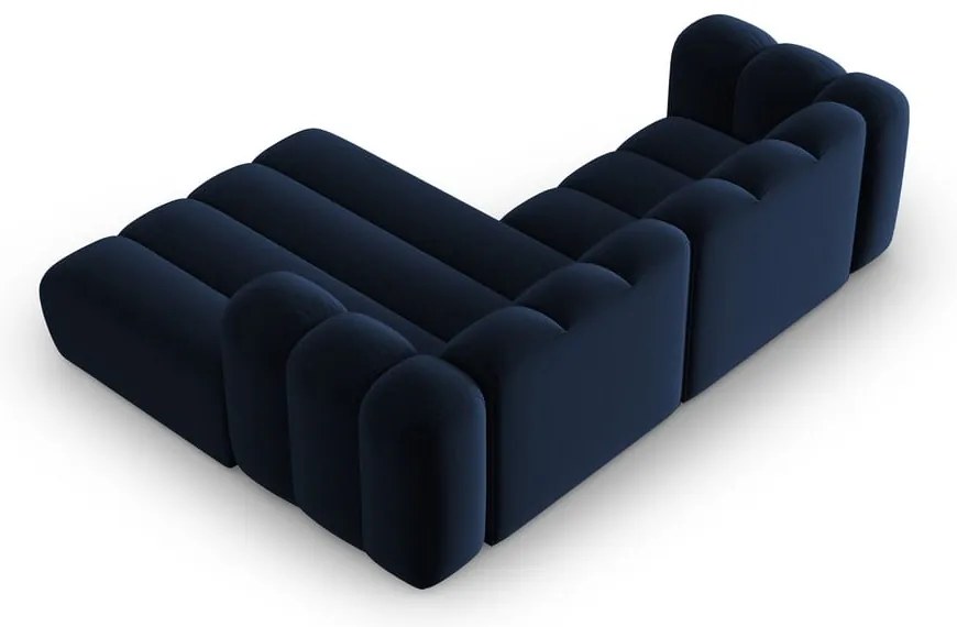 Tmavomodrá rohová pohovka (pravý roh) Lupine – Micadoni Home