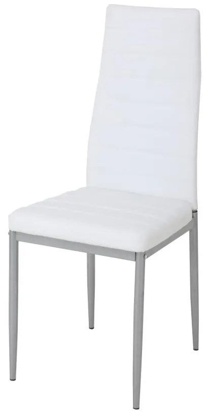 Set 4 ks Jedálenská stolička VALERIA - biela