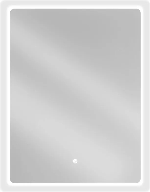 Mexen Sun, LED kúpeľňové zrkadlo s podsvietením 60x80 cm, 6000K, ochrana proti zahmlievaniu, 9807-060-080-611-00