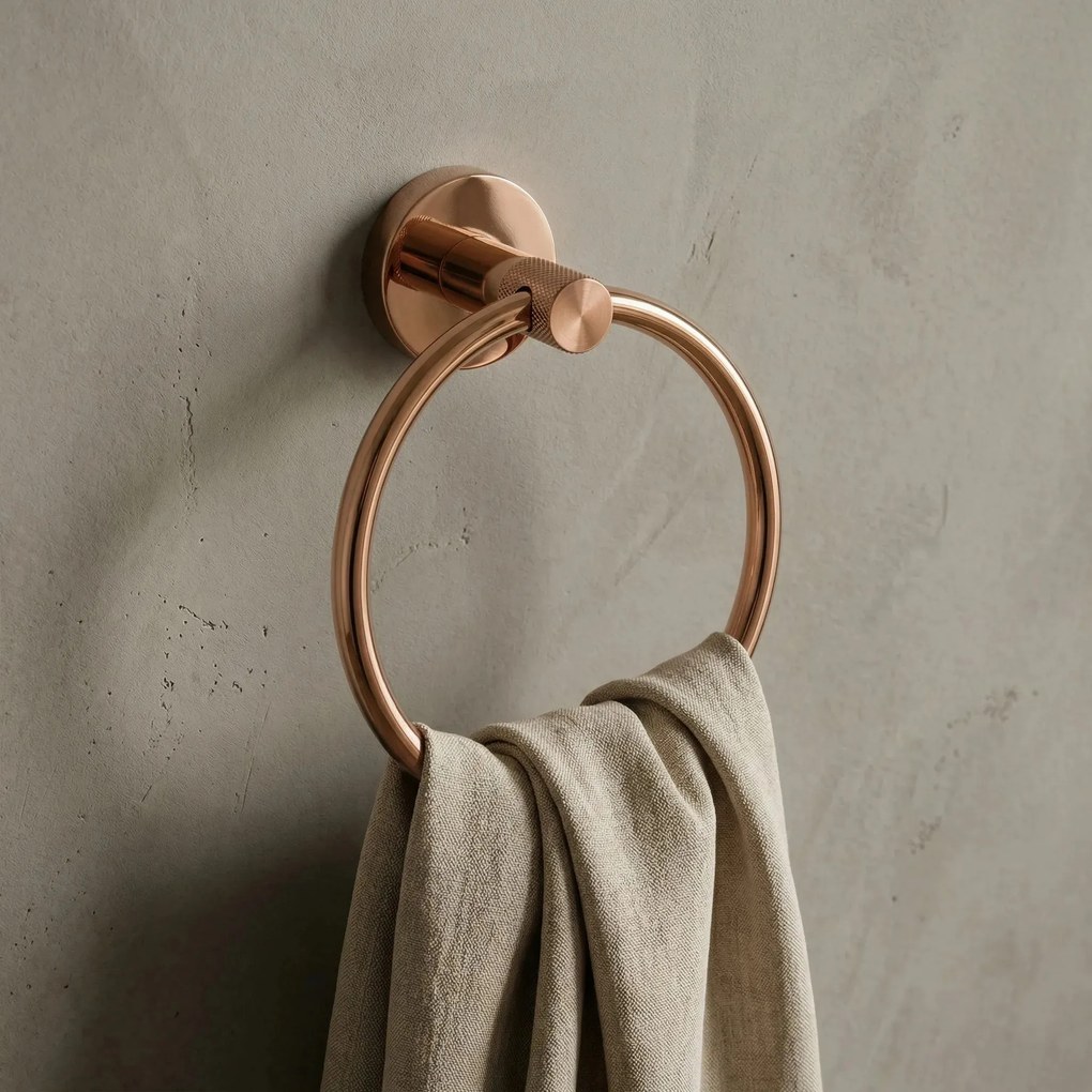 Držiak na uteráky - kruh REA MODERN RING 6610 meď