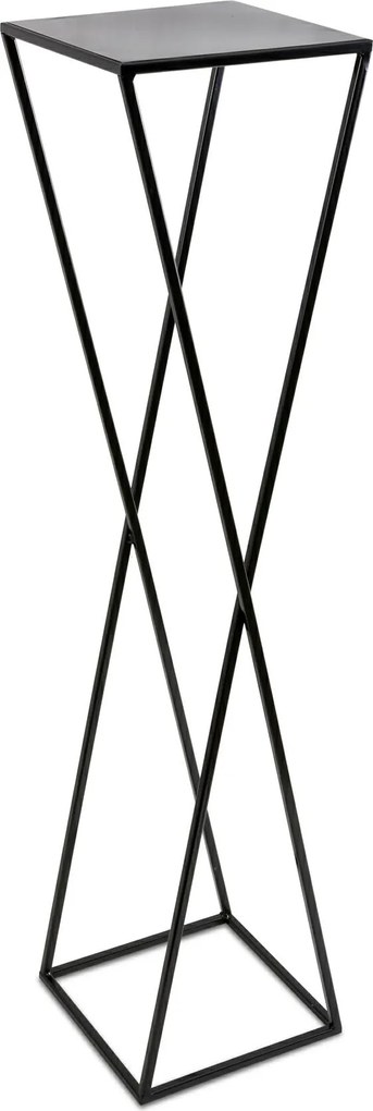 STOJAN NA KVETINÁČ LOFT5 100X24X24 CM ČIERNA